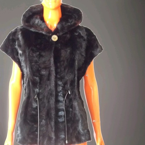 Fur pelz jacke kapuze nerz - jacke,