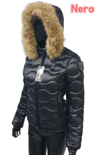 Blauer damen daunenjacke - blauer,