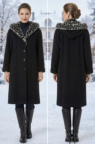 Damen mantel schwarz - damen,