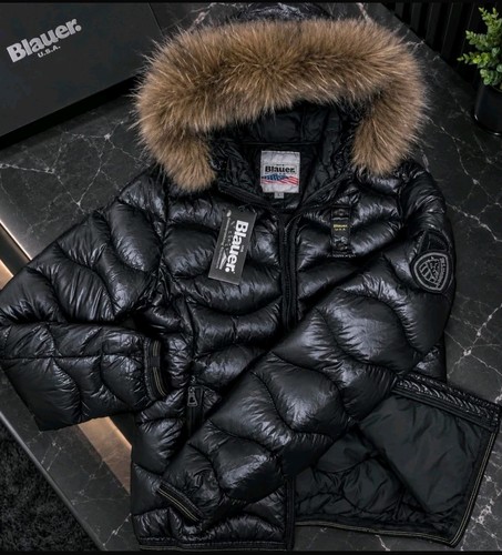 Blauer jacke damen glänzend - blauer,