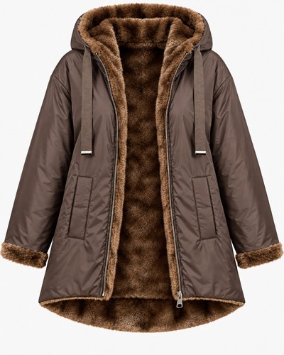 Damen wendejacke mit kapuze - wendejacke,