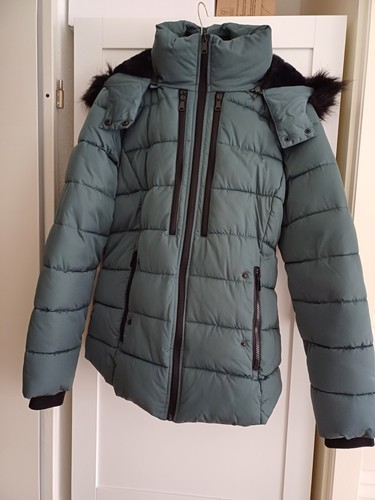 Puffer jacke dunkelgrün - puffer, in
