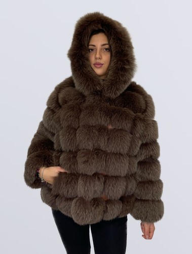 Braune fuchsjacke damenjacke - fuchsjacke,