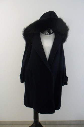 Damen winter mantel - winter, dunkelblau