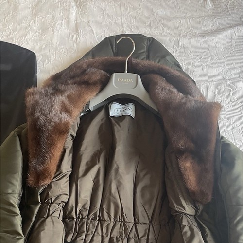 Prada damen daunenjacke - prada, grün