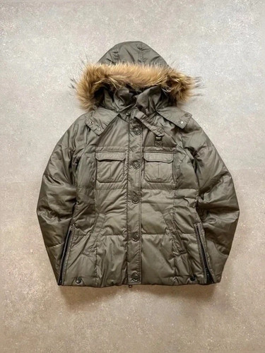 Blauer daunenjacke aus - blauer,