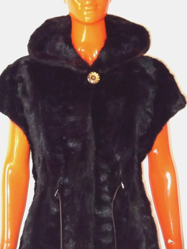 Fur pelz jacke - pelz, kapuze